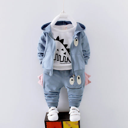 Boys Hooded 3 Piece Suit