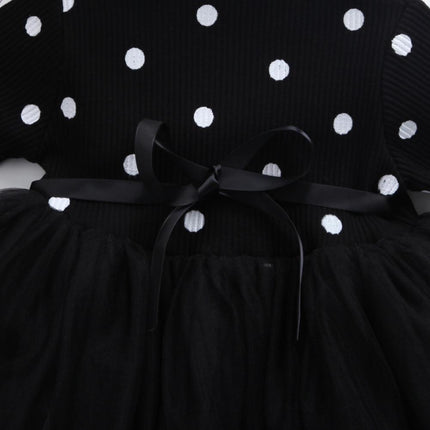 Girls Long Sleeve Tutu Lace Dress
