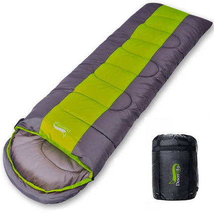 Lightweight Camping Sleeping Bag With Warm & Cold Envelope Backing