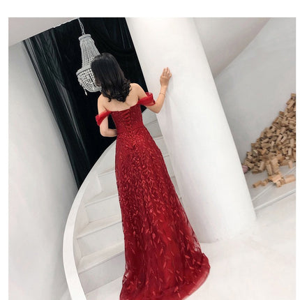 Lace Bridal Evening Dress