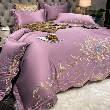 Ice Silk Quilt Four-piece Bedding Sets