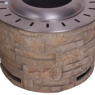 Stack-Stone-Look Smokeless Firepit