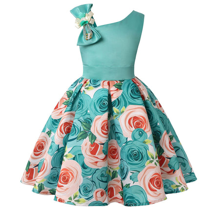 Girls Elegant Flower Dress