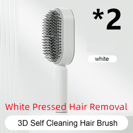 Self Cleaning Anti-Static Hair Brush