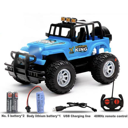 Kids RC Remote Control Toy Car – USB Rechargeable with 40MHz Controller