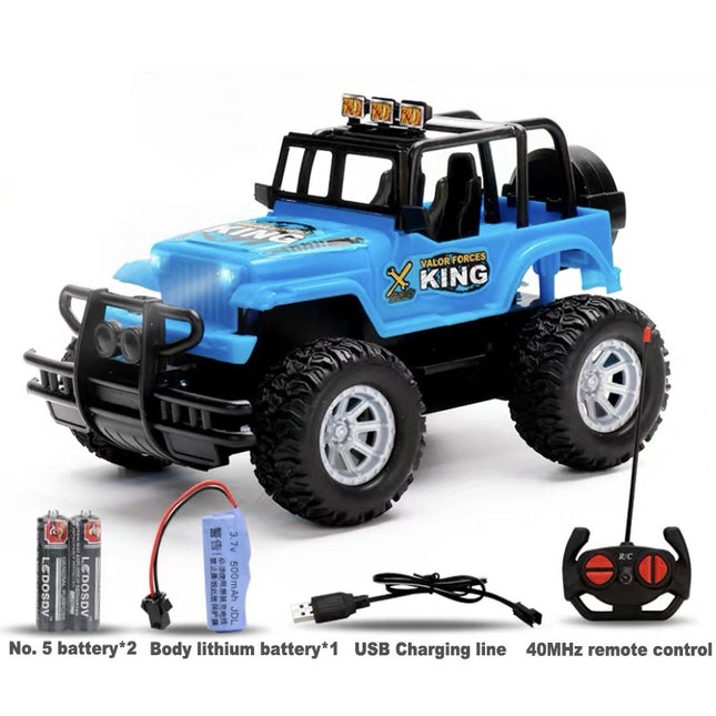 Kids RC Remote Control Toy Car – USB Rechargeable with 40MHz Controller