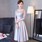 Silver Gray Blue / L