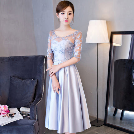 Western Style Mid-length Elegant Party Dress