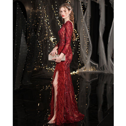 Queen Temperament Fishtail Evening Dress