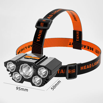 Fishing Five Head Bright Lamp with USB