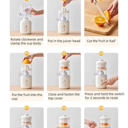 Portable Multifunctional Wireless Electric Juicer