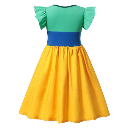 Girls' Colourful Cotton Dress