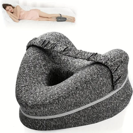 Ergonomic Side Sleeping Pillows With Memory Foam And Knee Pillow With Strap For Side Sleeping