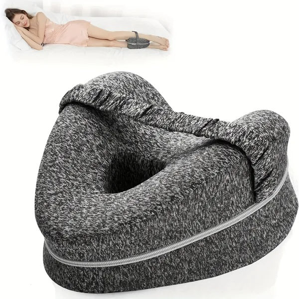 Ergonomic Side Sleeping Pillows With Memory Foam And Knee Pillow With Strap For Side Sleeping