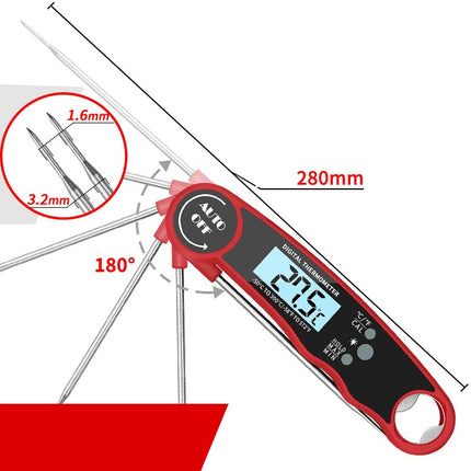 Electronic Folding Kitchen Food Grill Thermometer