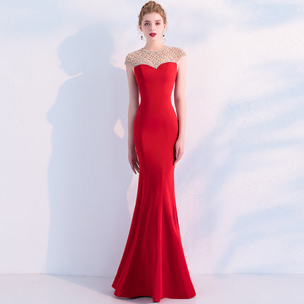 Long Banquet Elegant Evening Dress