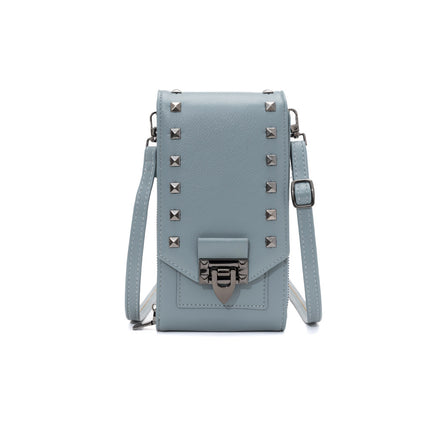 Women's Rivet Design Crossbody Bag