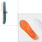 Shoe brush and orange insoles / 35 to 36