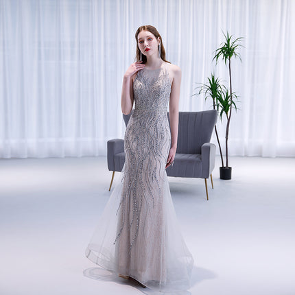High End Light Luxury Fishtail Evening Dress