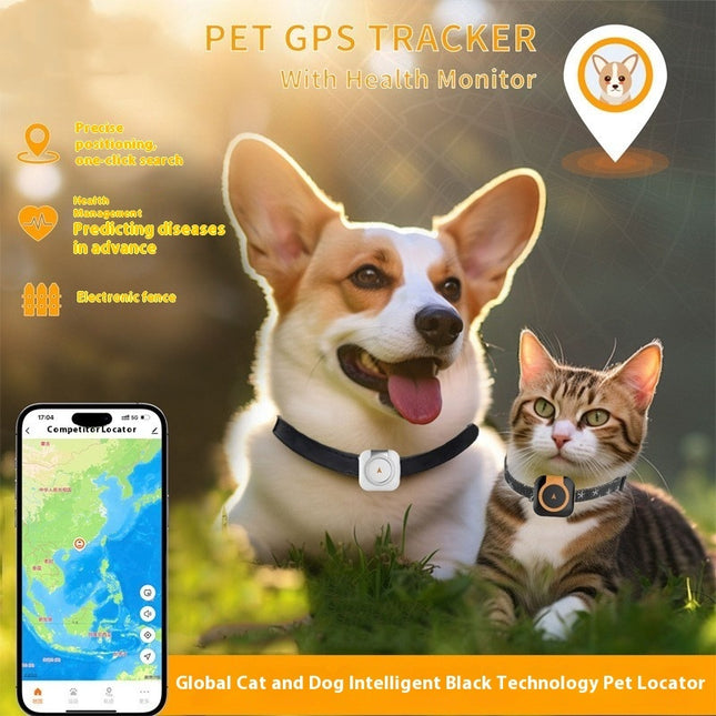 Pet GPS Tracker With Health Monitor