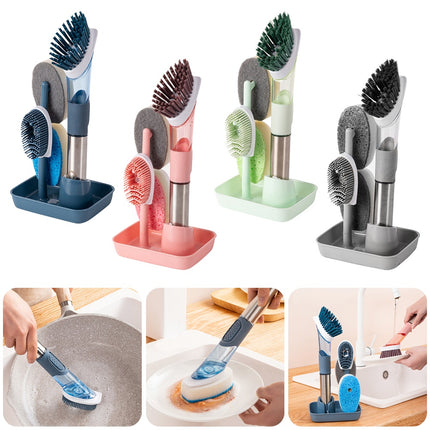 Multifunctional Kitchen Long Handle Cleaning Dish Brush