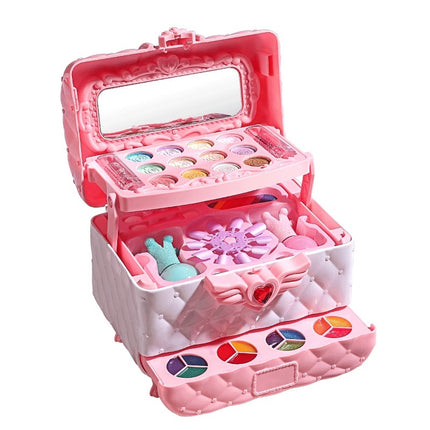 Kids Colourful Princess Makeup Toy Cosmetic Bag Set