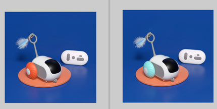 Remote Smart Control Interactive Cat Car Toy With USB Charging.