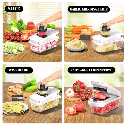 Kitchen Multi-function Vegetable Chopper - 15-in-one