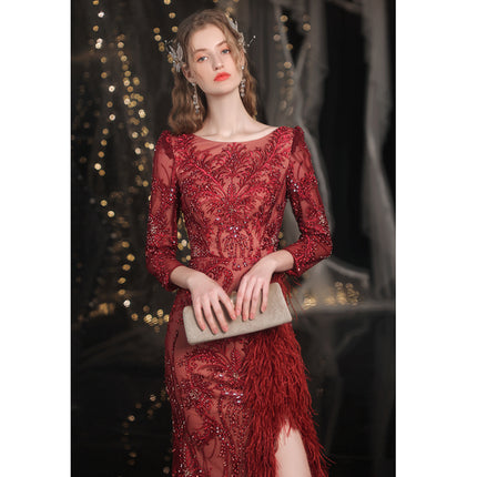 Queen Temperament Fishtail Evening Dress