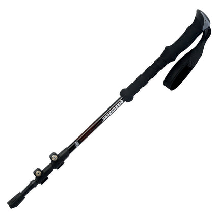 Outdoor Straight Handle Trekking Pole With Outer Lock