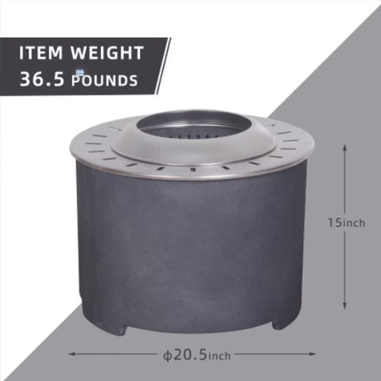 Concrete Smokeless Fire Pit