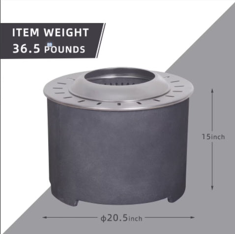 Concrete Smokeless Fire Pit