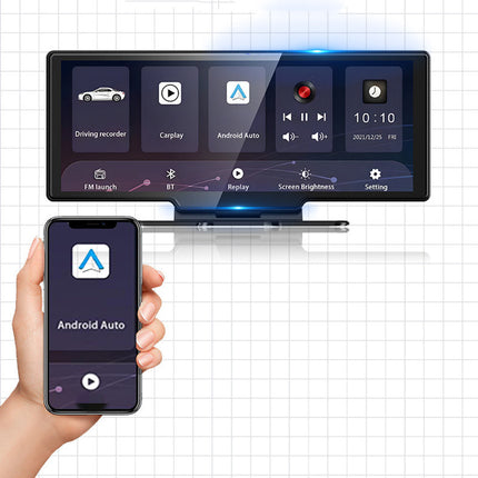 2.5K High-definition Mobile Phone Screen Projection With Driving Recorder And Reversing Image Voice Control