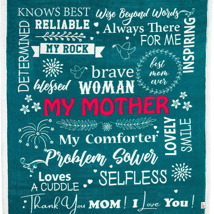 Mother's Day Gift Blanket Lambswool Quilt Winter Thickened Nap Sofa Cover Blanket