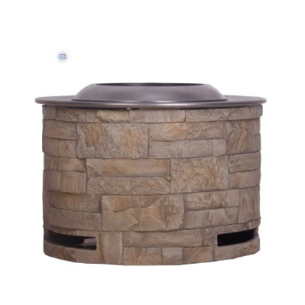 Stack-Stone-Look Smokeless Firepit