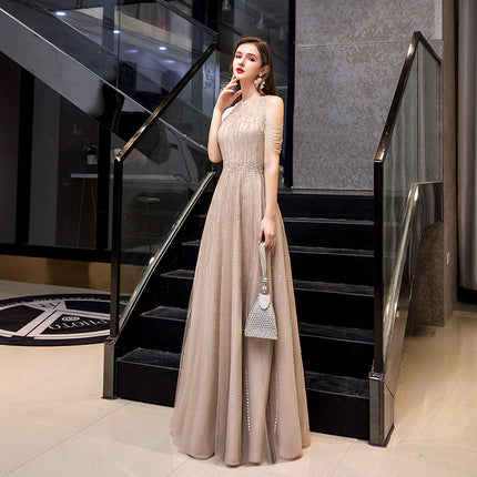 Hot Temperament Evening Banquet Fashion Formal Dress