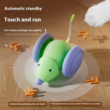 Electric Mouse Car Cat Toy