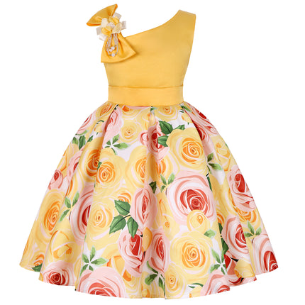 Girls Elegant Flower Dress