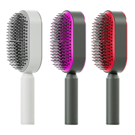 Self Cleaning Anti-Static Hair Brush