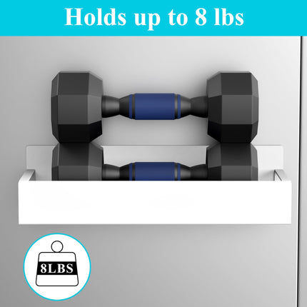 Magnetic Refrigerator Rack - No Punching Spice Rack With Side Hanger