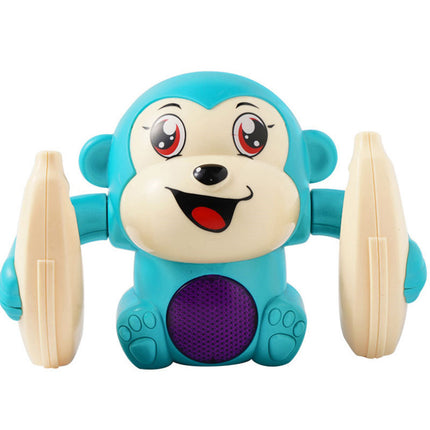 Voice-Activated Tumbling Monkey Toy for Babies – Lights, Music & Sound