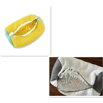 Laundry Shoe Reusable Wash Bag With Zipper For Washing Machine