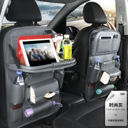 PU Leather Car Multifunction Back Seat Organizer