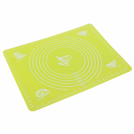 Reusable Non-Stick Silicone Baking Mat for Pastry Rolling with Measurements
