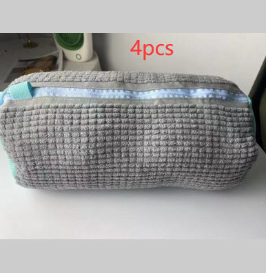 Laundry Shoe Reusable Wash Bag With Zipper For Washing Machine