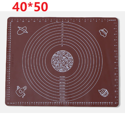 Reusable Non-Stick Silicone Baking Mat for Pastry Rolling with Measurements