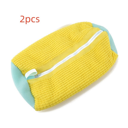Laundry Shoe Reusable Wash Bag With Zipper For Washing Machine