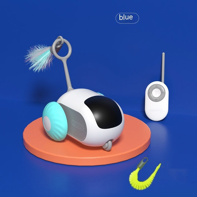 Remote Smart Control Interactive Cat Car Toy With USB Charging.