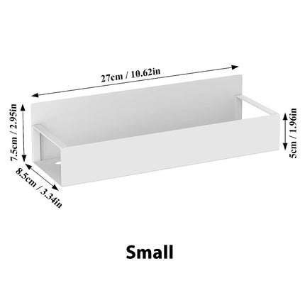 Magnetic Refrigerator Rack - No Punching Spice Rack With Side Hanger