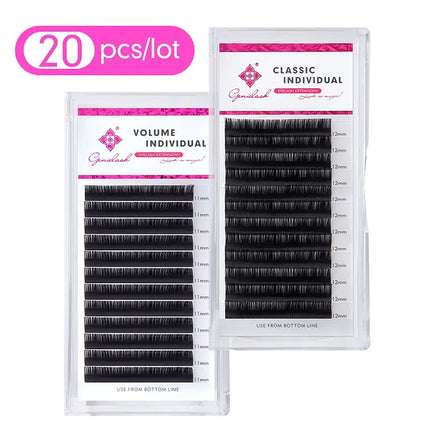 20pcs Mink Individual Eyelash Extension